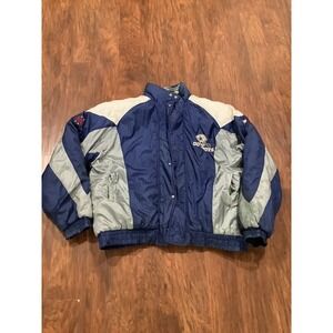 Vntg Dallas Cowboys 2XLT Winter Coat Team NFL Color Works